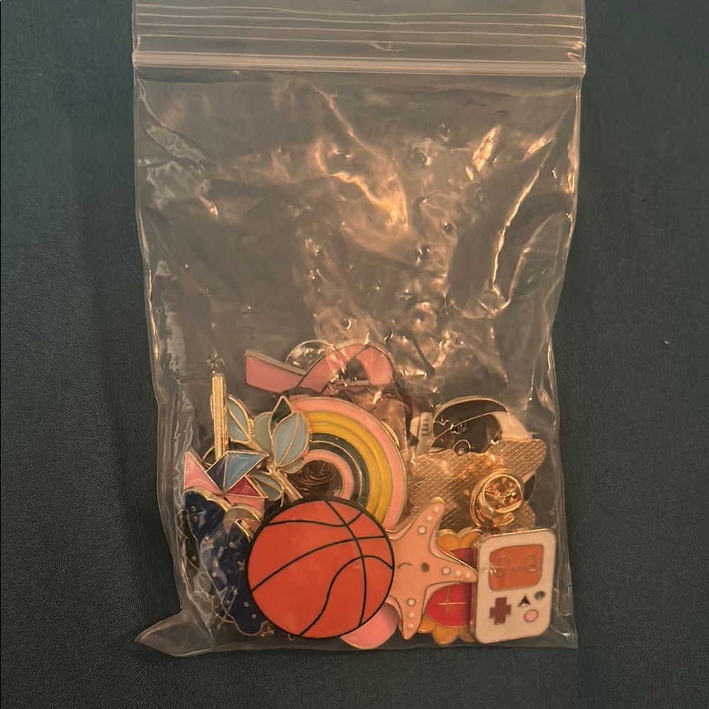 Colorful Kids Pin Set